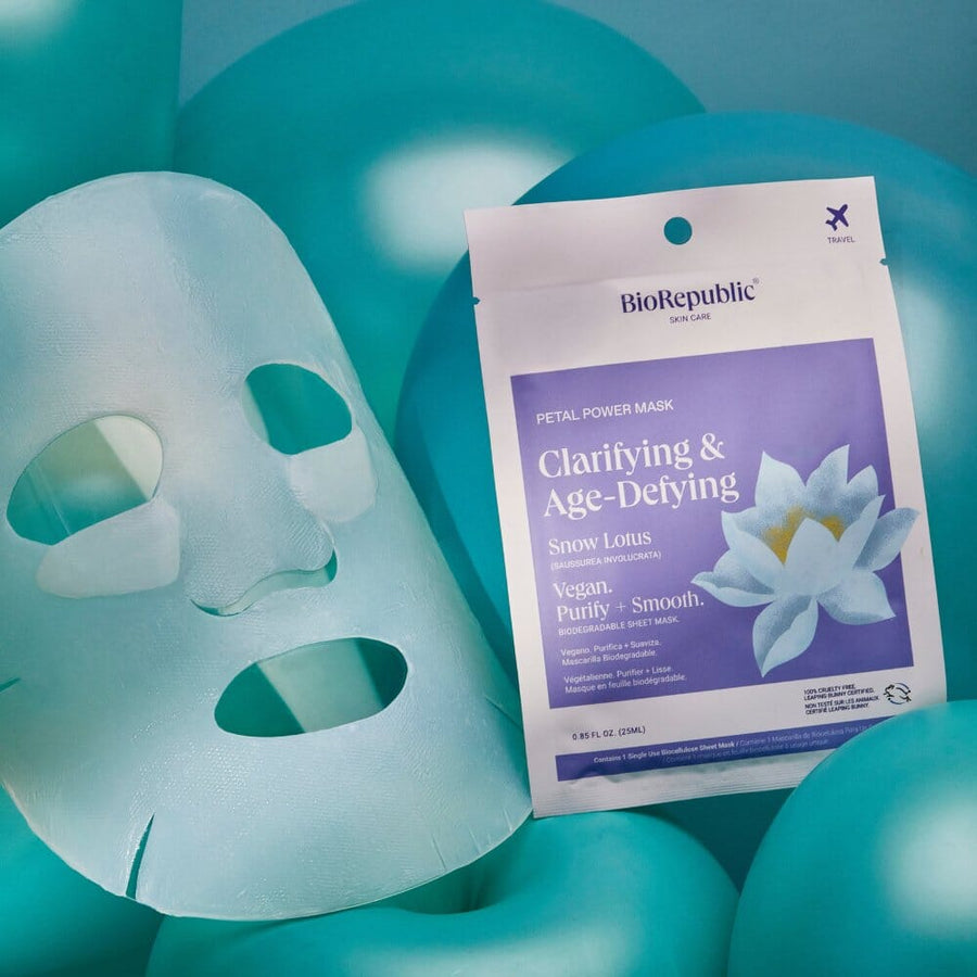 Clarifying & Age-Defying Petal Power Mask Sheet Mask BioRepublic 