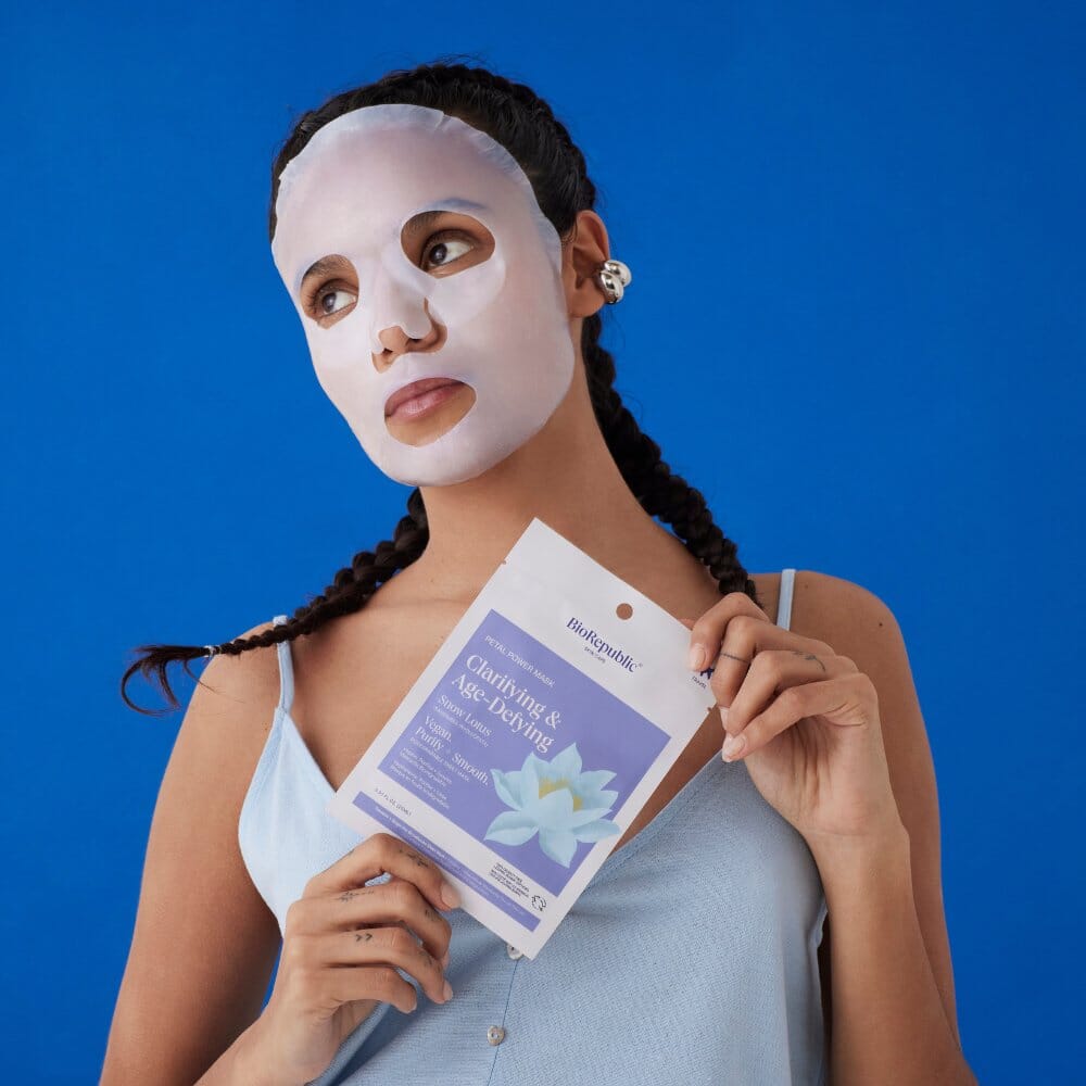 Clarifying & Age-Defying Petal Power Mask Sheet Mask BioRepublic 