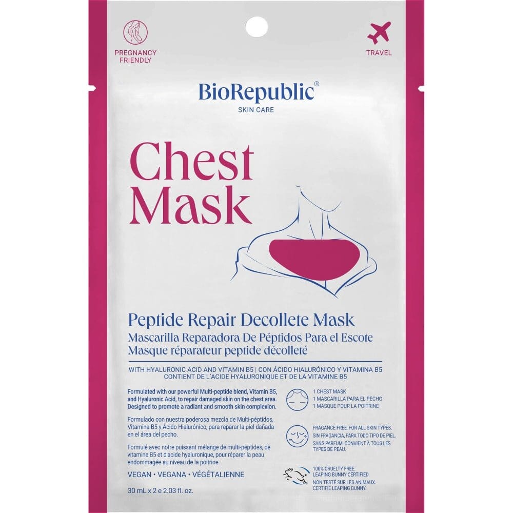 Peptide Repair Decollete Mask Sheet Mask BioRepublic 