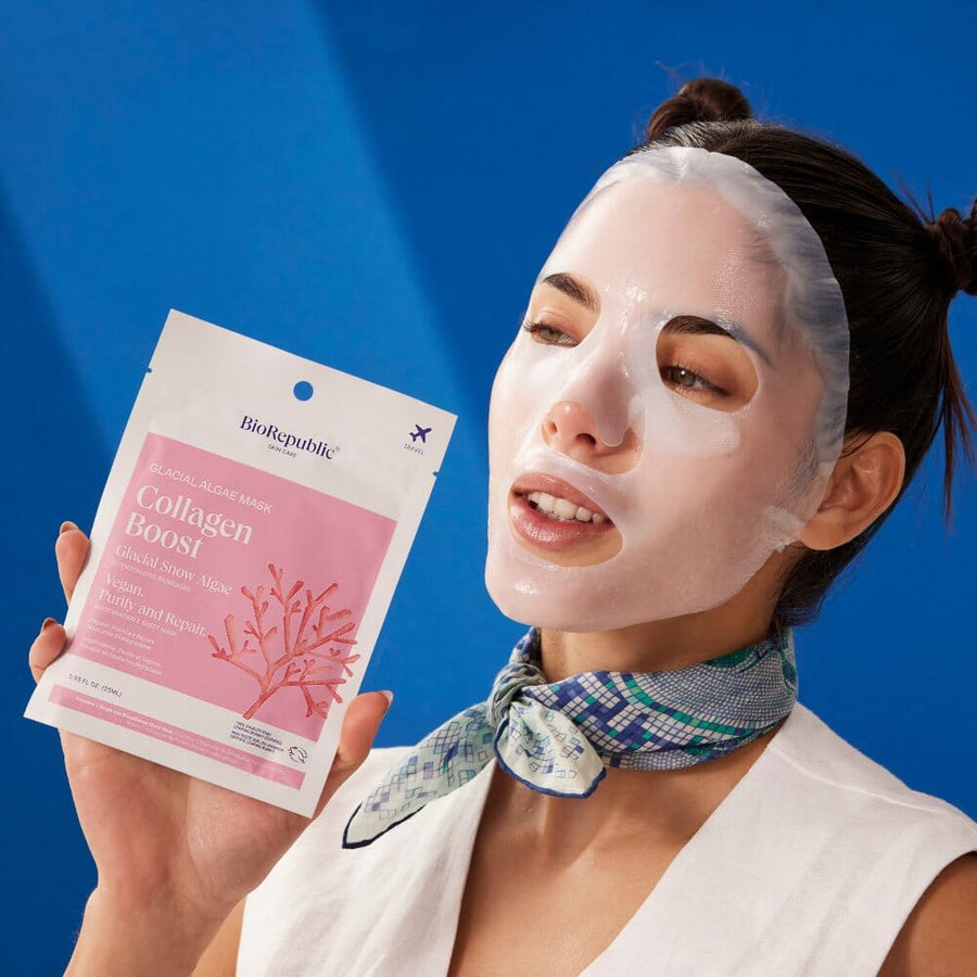 Super Collagen + Detox Glacial Algae Mask Sheet Mask BioRepublic 