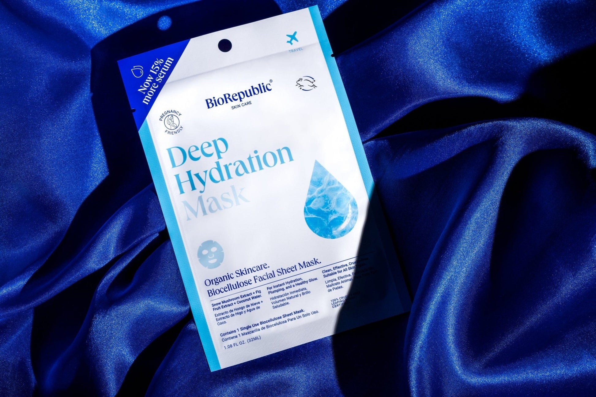 Vegan Deep Hydration Mask - BioRepublic SkinCare | Face Mask Sheets | Vegan Skincare